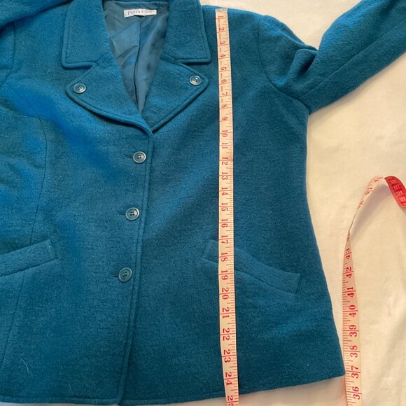 Pendelton Women's 100% Merino Wool Blazer Jacket XL - Picture 10 of 11